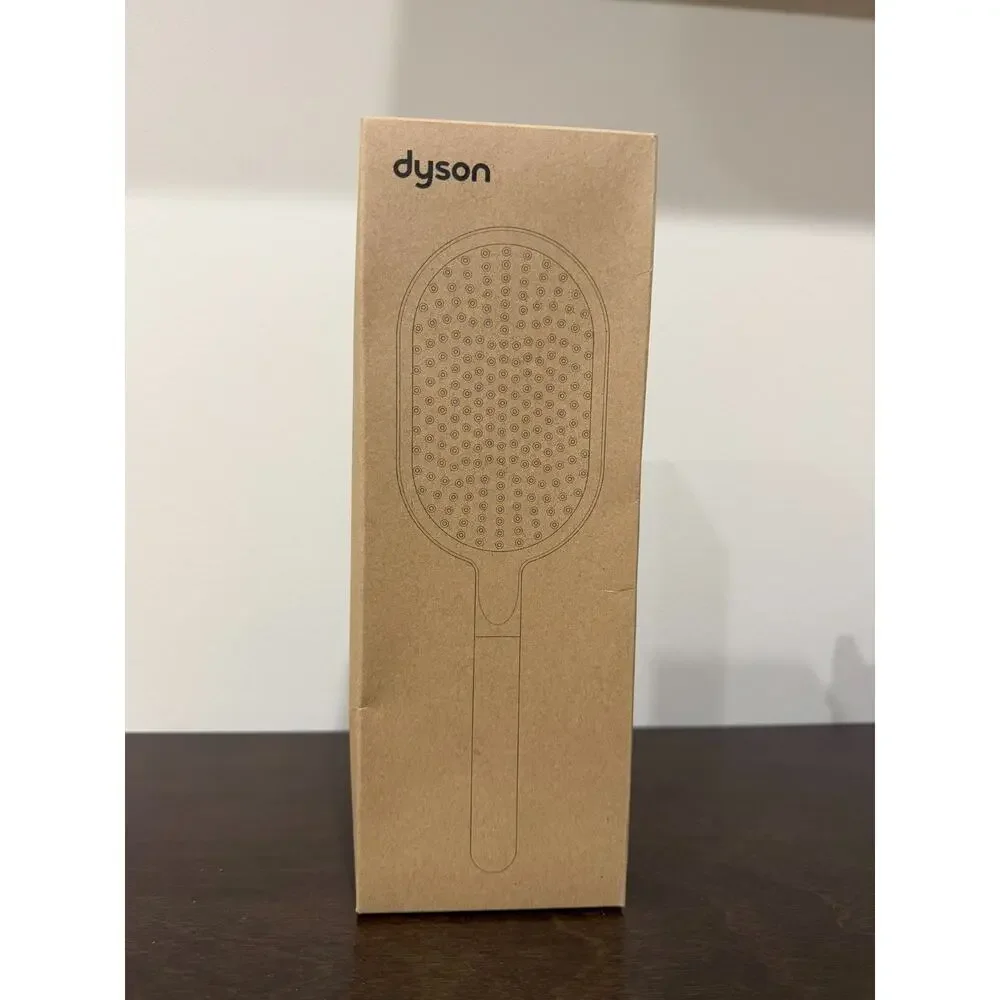 Dyson Paddle Brush Black Pink Rose Soft Pins Plastic for All Hair Types Oval